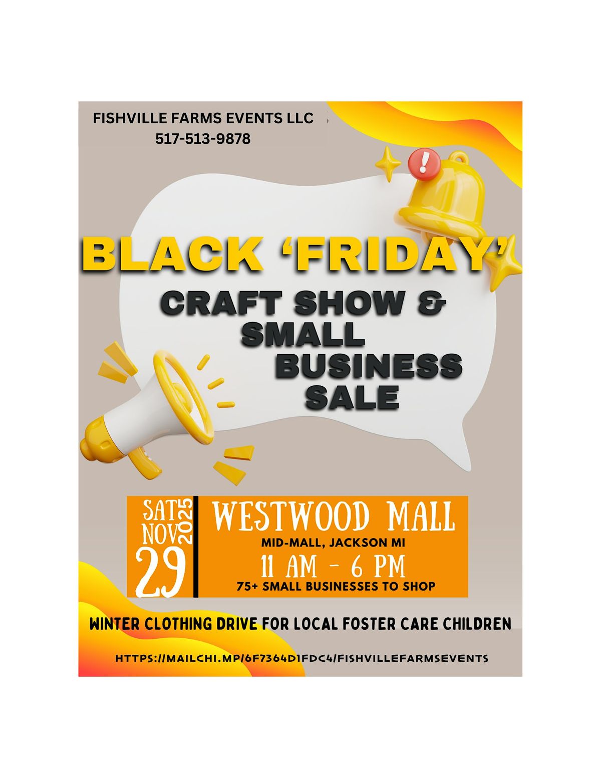 BLACK 'FRIDAY' CRAFT SHOW SHOPPING EVENT!