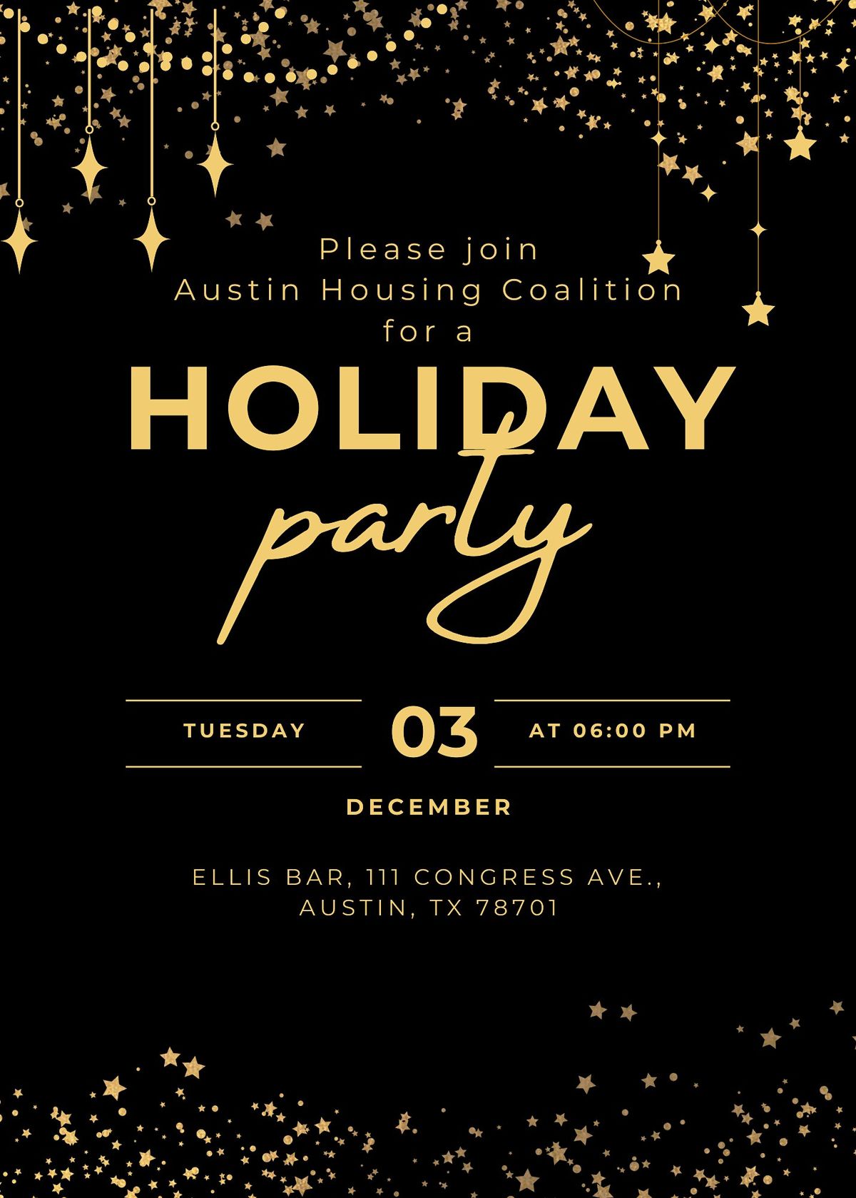 Austin Housing Coalition Holiday Party