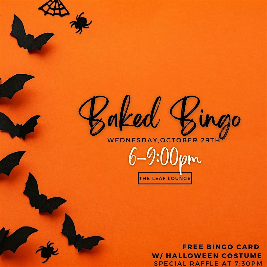 Baked BINGO Halloween Edition