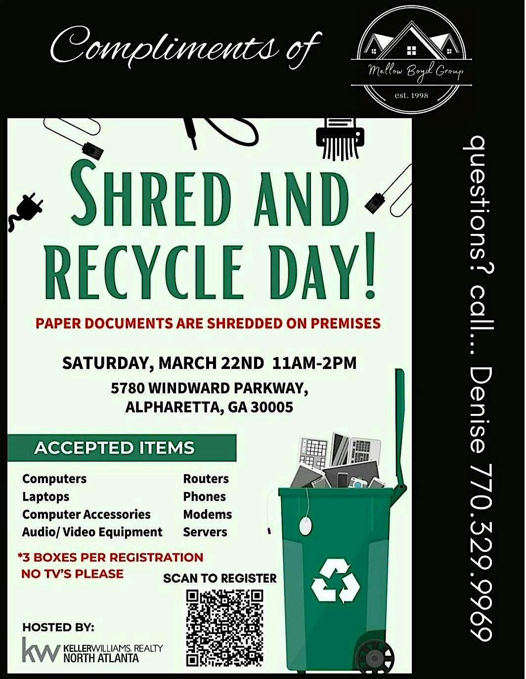 MBG Shred & Recycle Day!