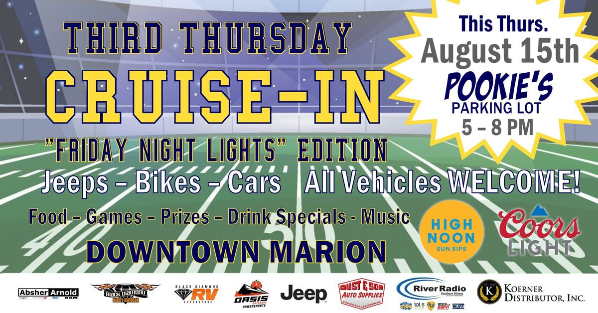 Third Thursday Cruise-In at Pookie's