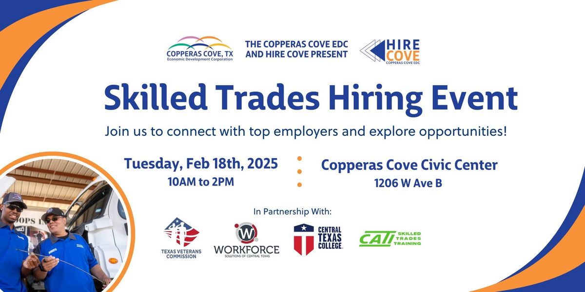 Copperas Cove Skilled Trades Hiring Event