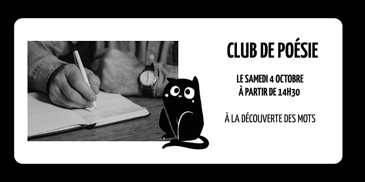 Club de po\u00e9sie (octobre)