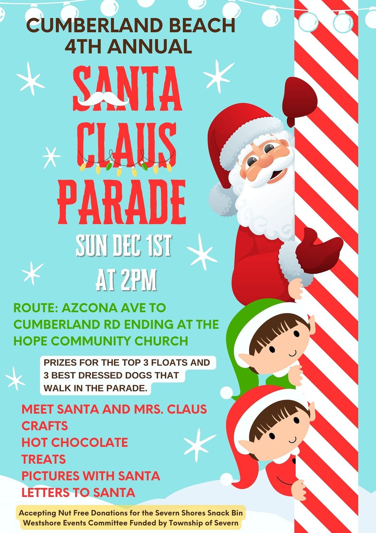 Cumberland Beach 4th Annual Santa Claus Parade