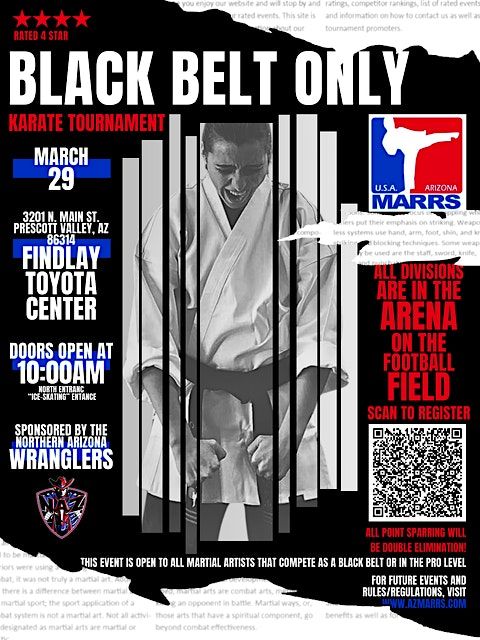 2025 Black Belt Only! Open Martial Arts Tournament