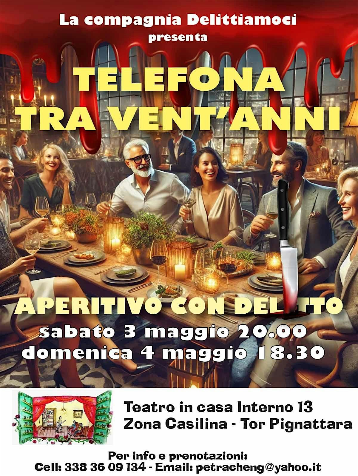 Aperitivo con delitto "Telefona tra vent'anni"