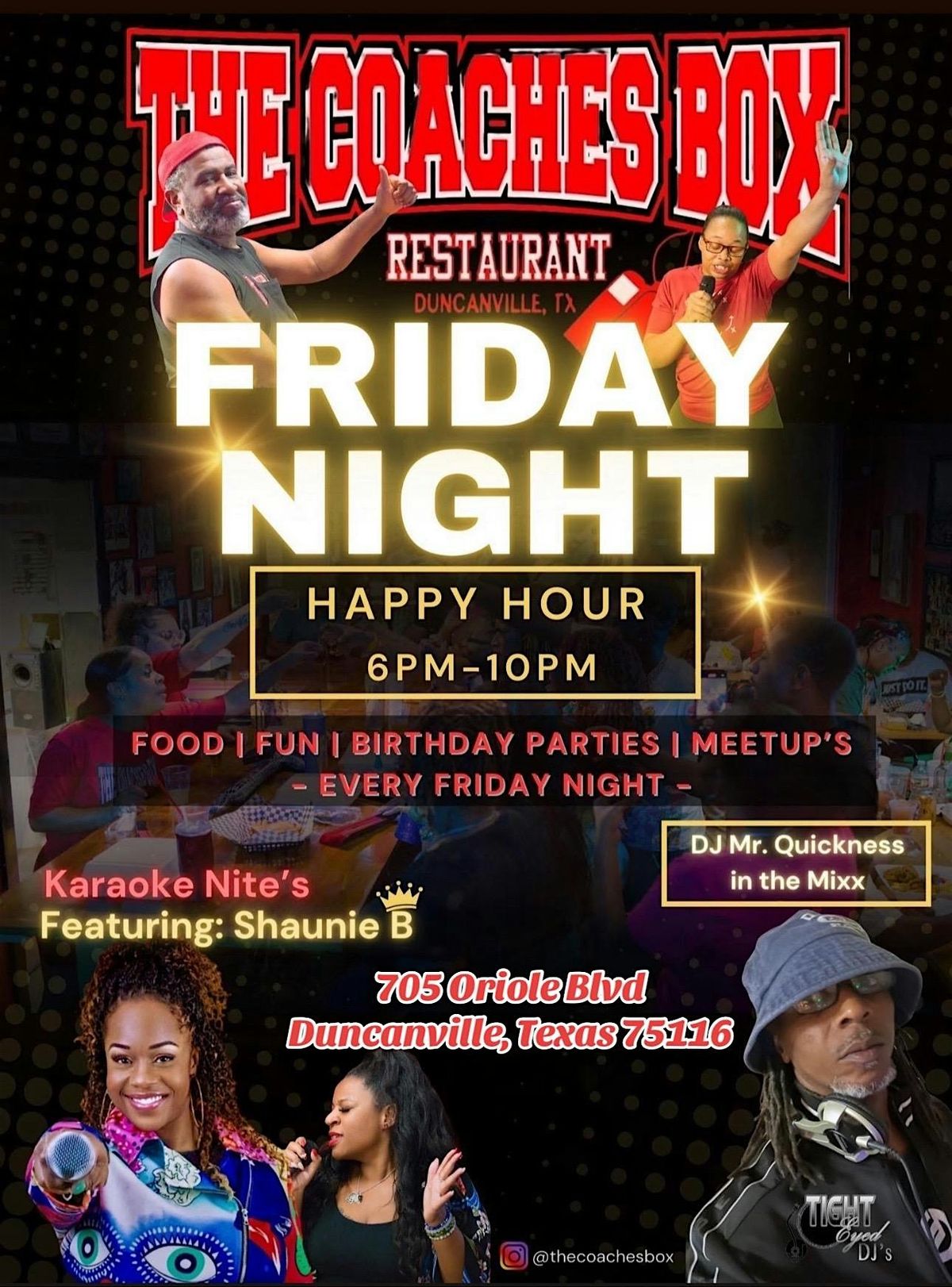 Shaunie B\u2019s Game Night and Karaoke Nights in Duncanville (Free Entry)