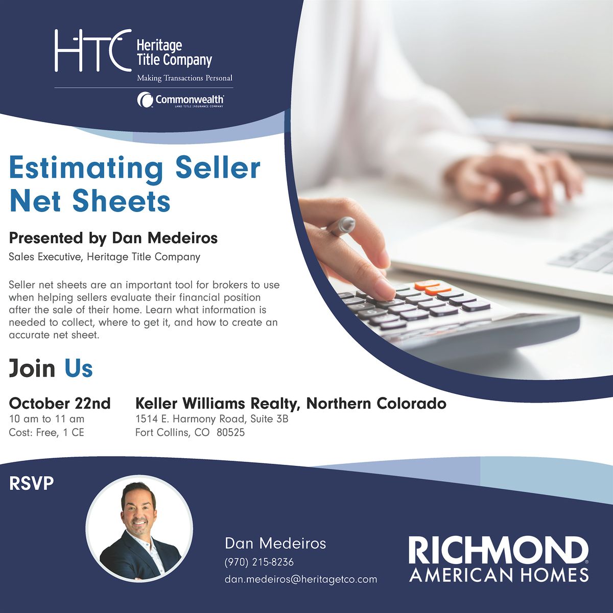 FREE CE ~ Estimating Seller Net Sheets