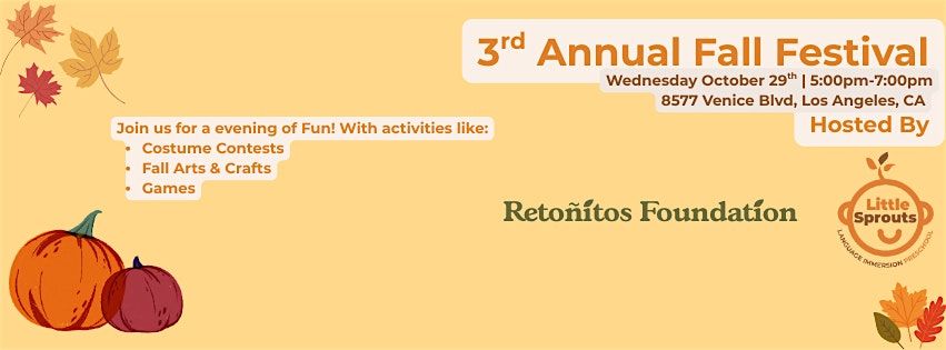 Little Sprouts Language Immersion Preschool x Retonitos Foundation Annual F