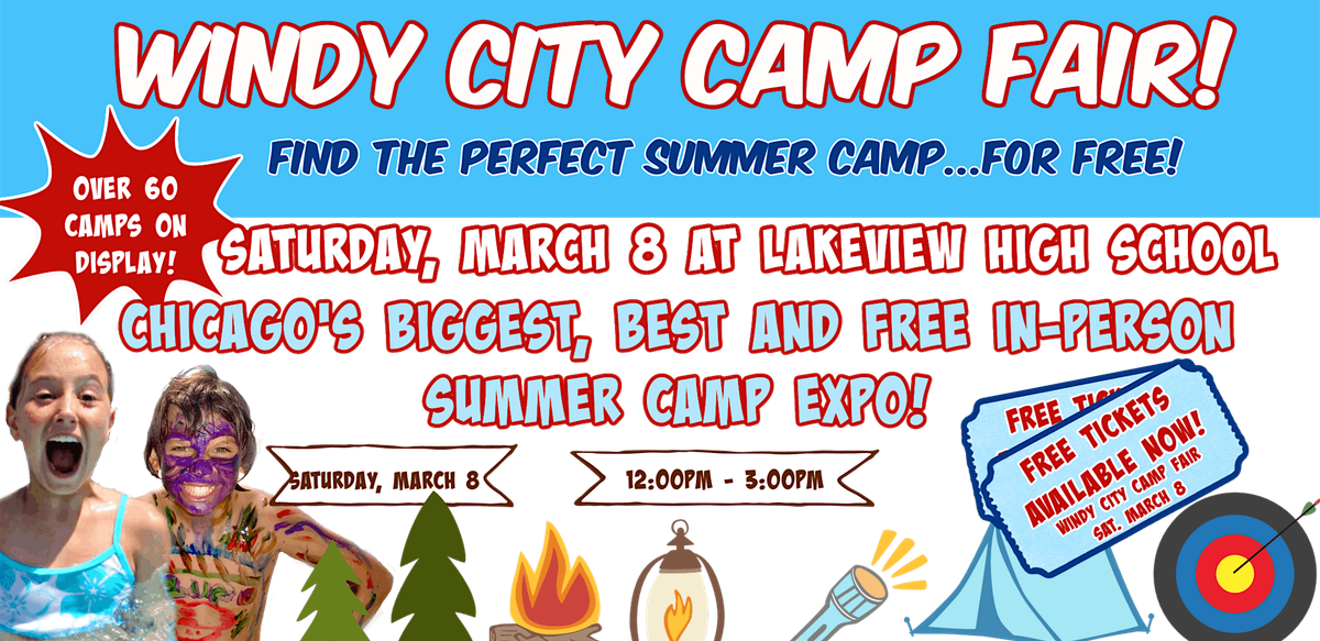 Windy City Camp Fair at Lake View High School, Chicago