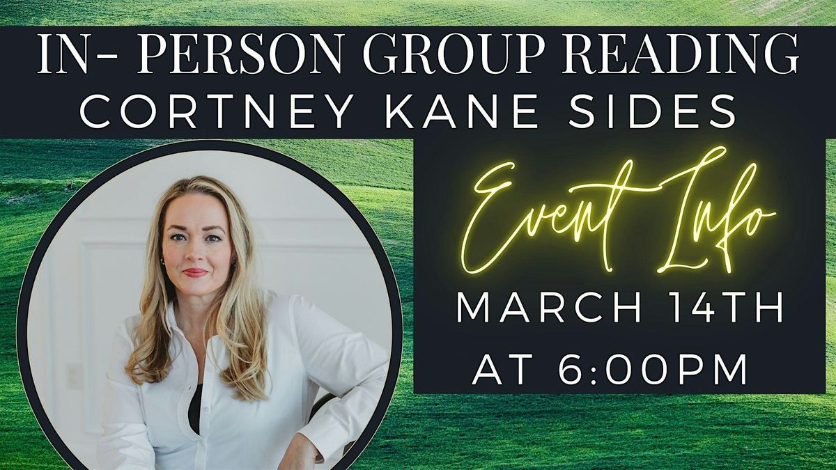 March In Person- Group Reading with Spiritual Advisor Cortney Kane Sides