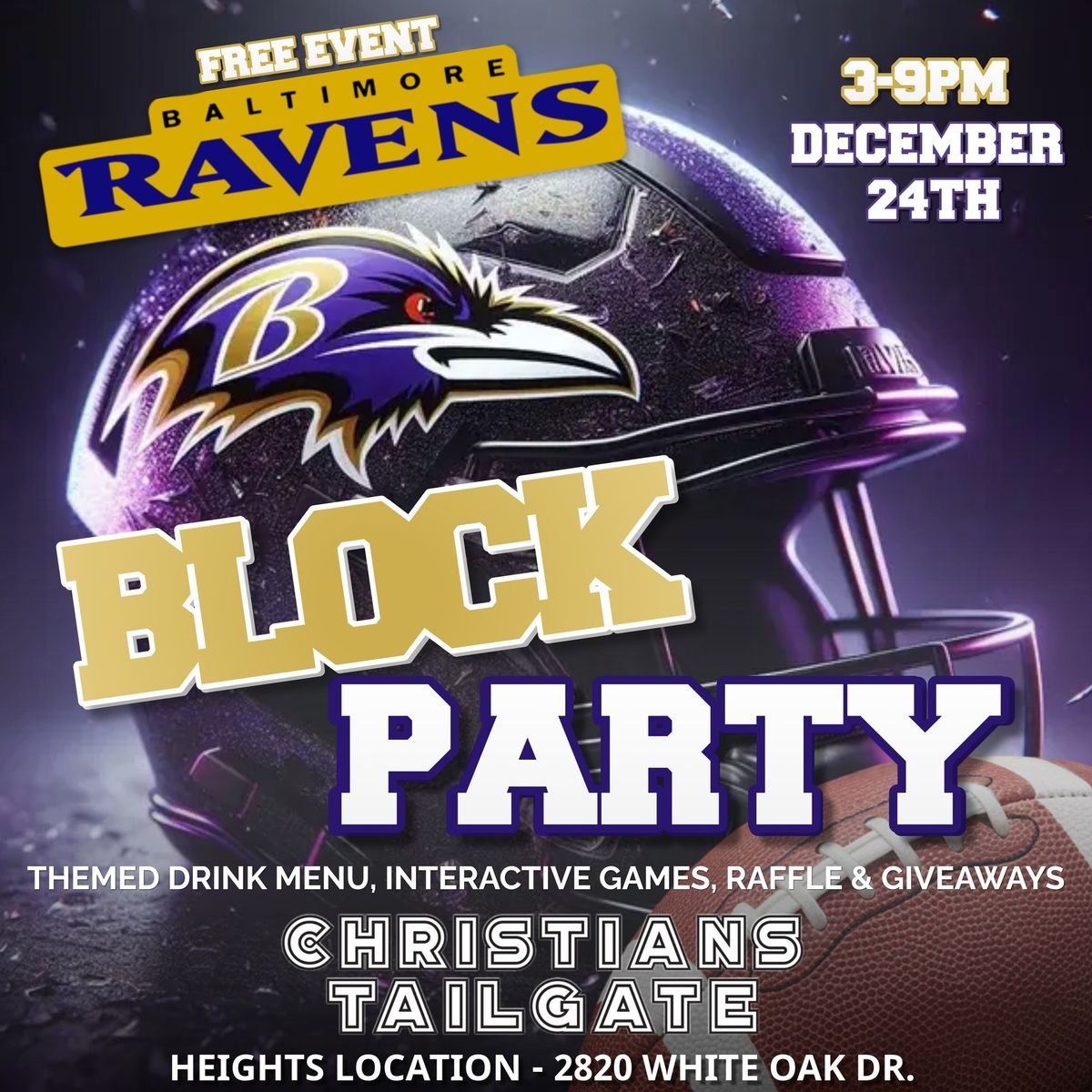 Baltimore Ravens Block Party 