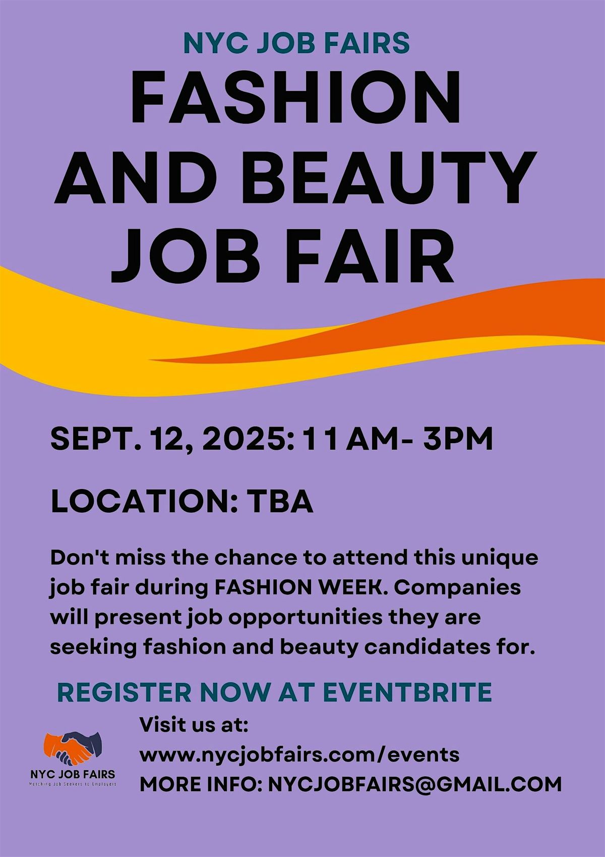 FASHION AND BEAUTY JOB FAIR