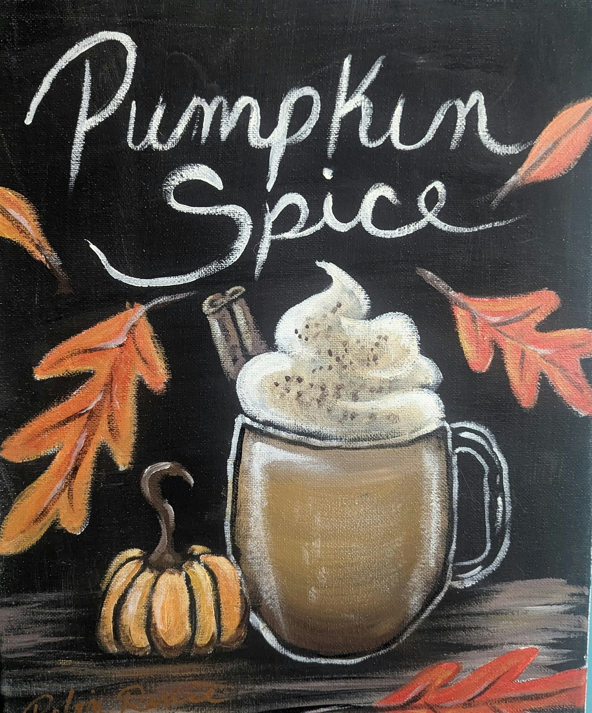 Pumpkin Spice Paint and Sip