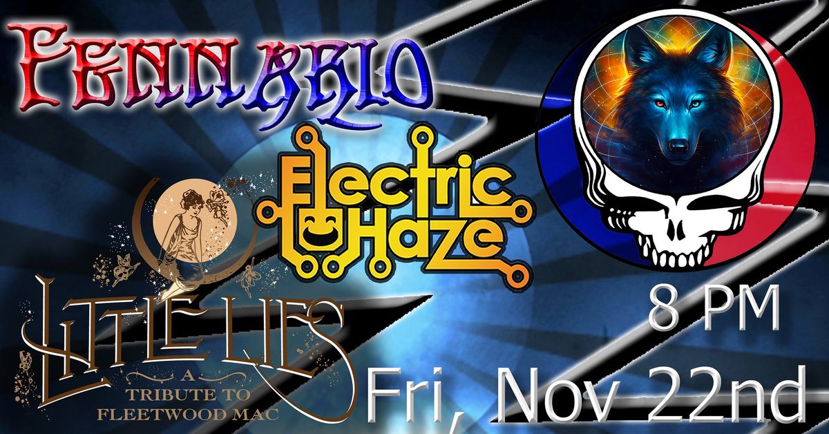 11\/22 * Fennario (Grateful Dead) with Little Lies (Fleetwood Mac) - Electric Haze, Worcester, MA