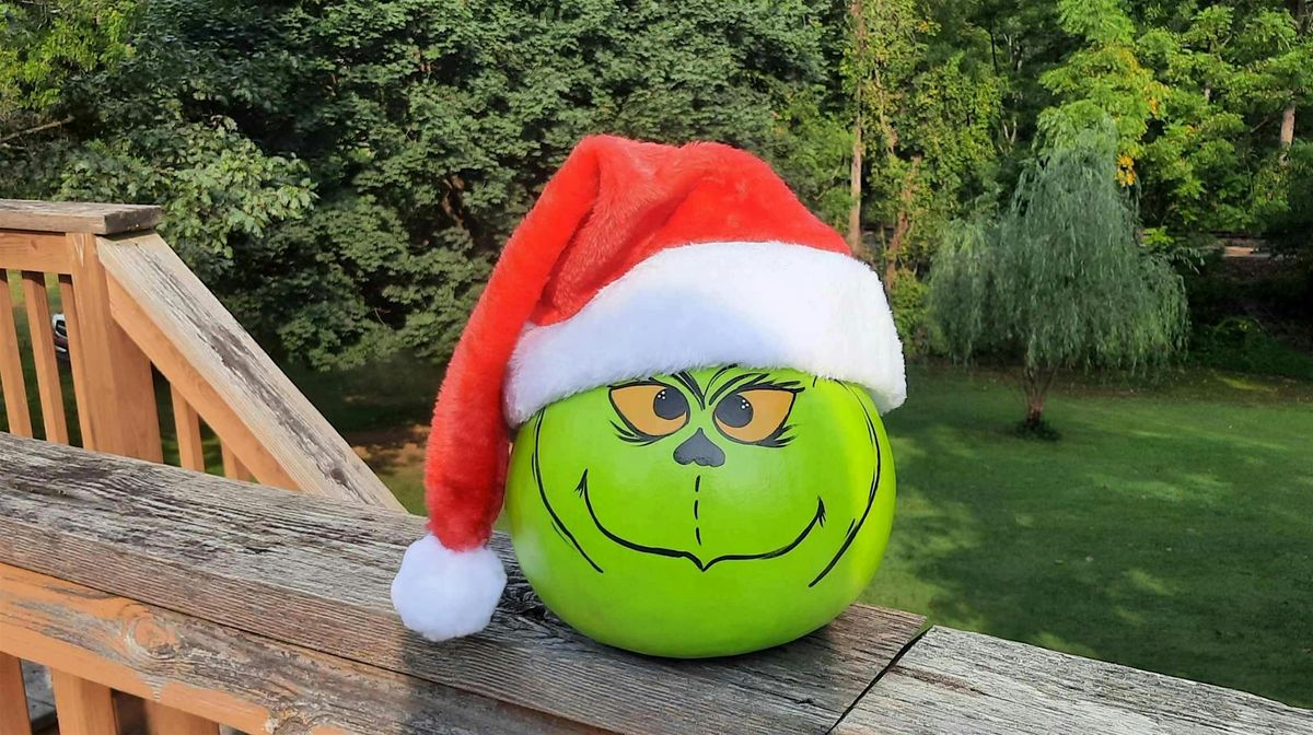 Grinch Gourd Painting 12\/6