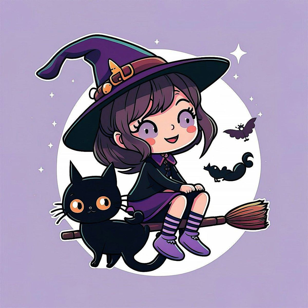 Parent and Child Witch Hat Decorating