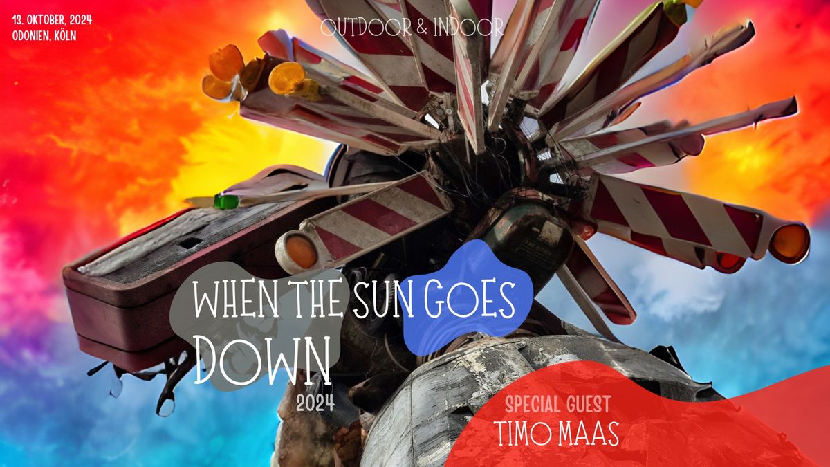 When The Sun Goes Down 2024 - Openair Closing Outdoor & Indoor w\/ Timo Maas