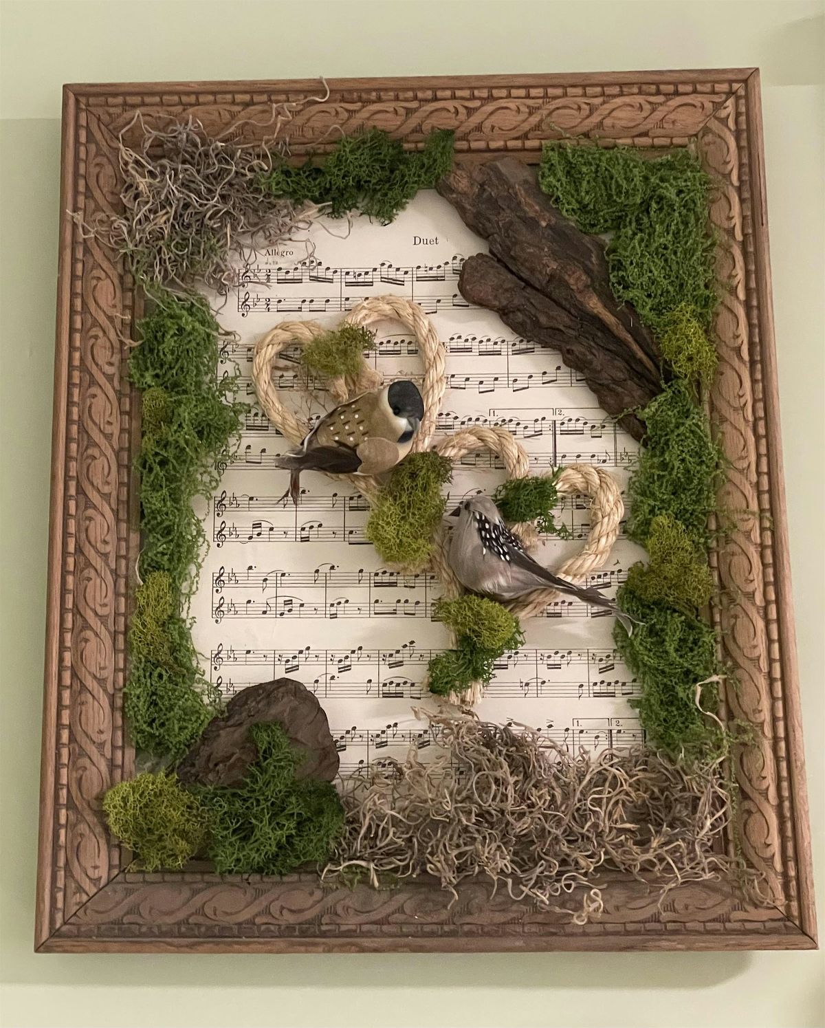 "Nest & Notes" \u2013 Upcycled Bird Nest Frame Art Workshop