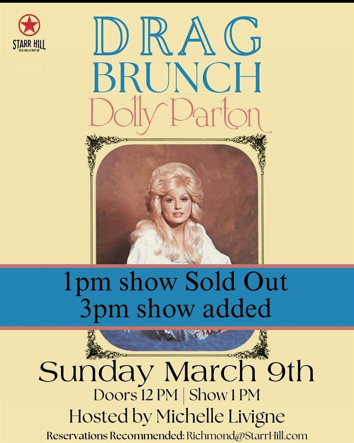 Drag Brunch - Dolly Parton Themed - Second Show