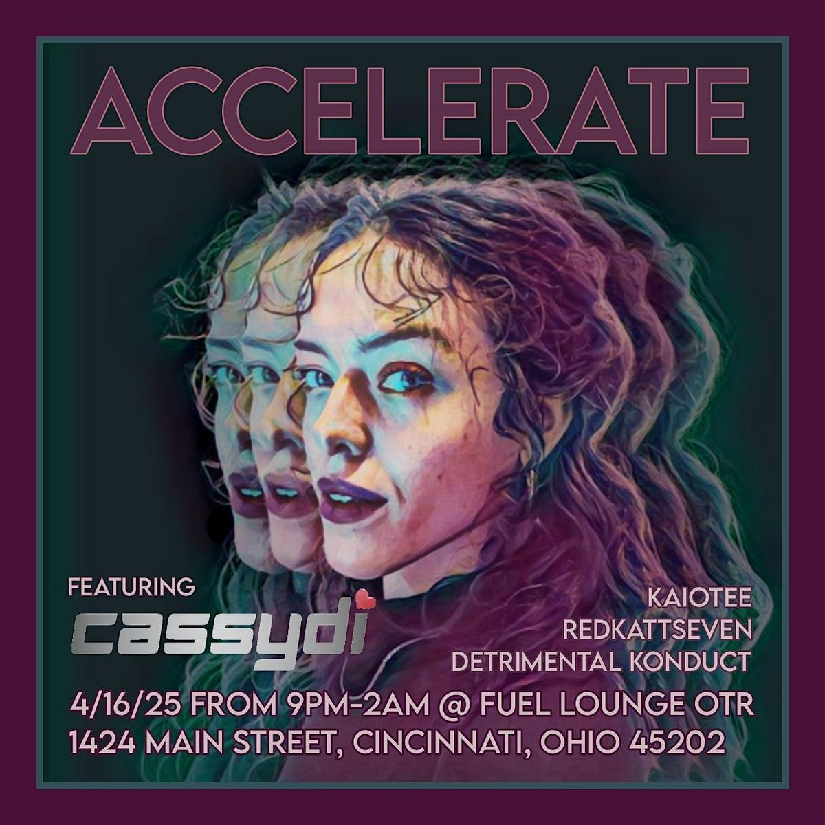 Accelerate 4 featuring Cassydi