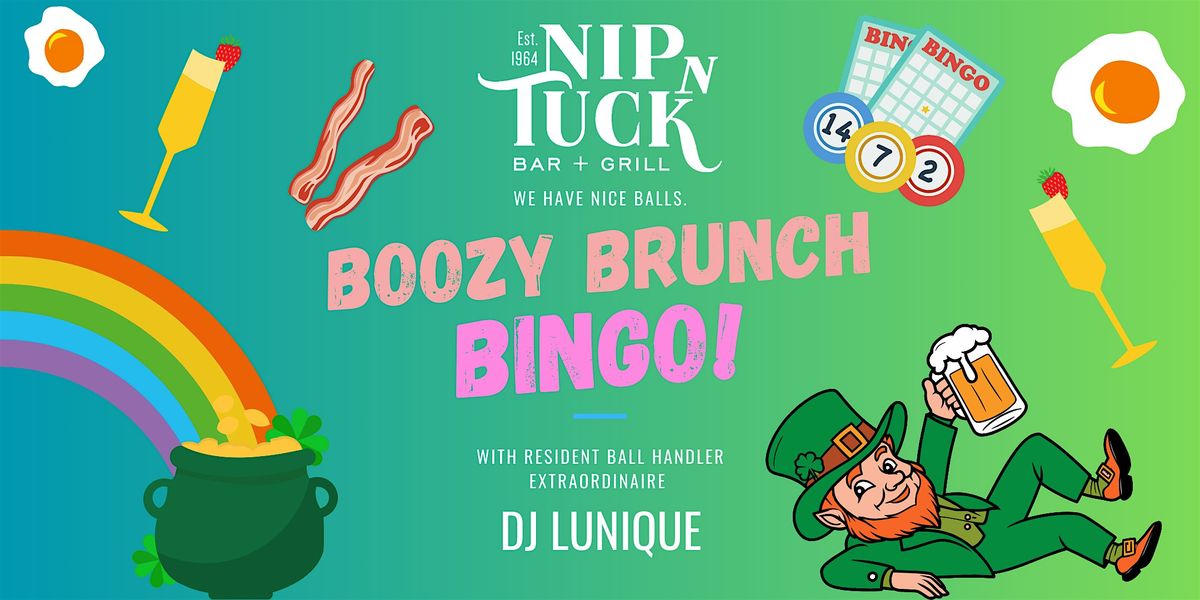 Boozy Brunch Bingo - Get Lucky Theme!