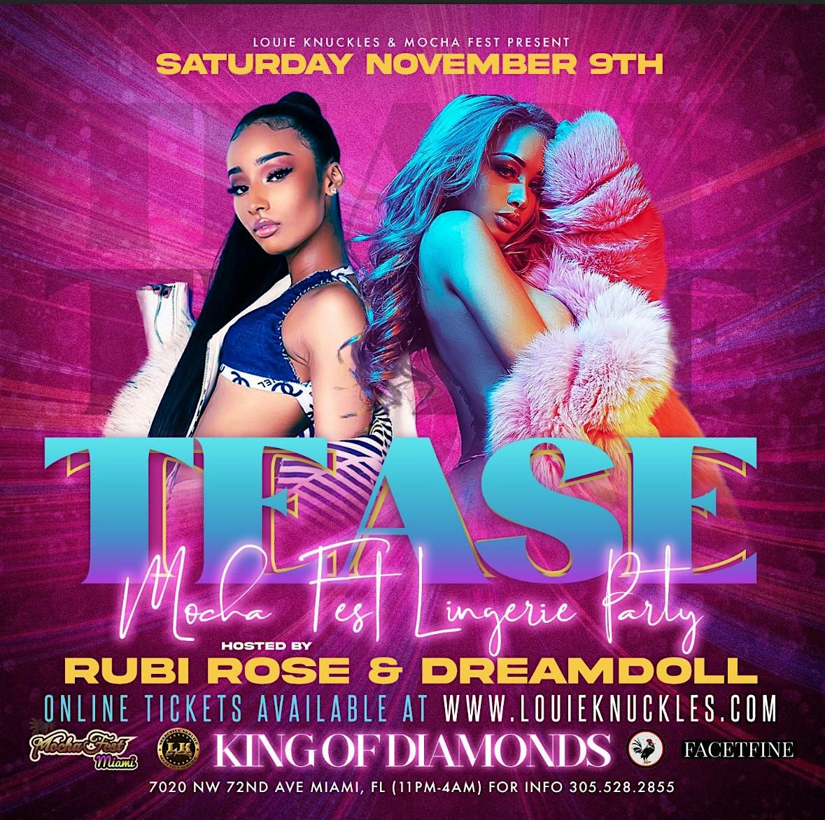 Tease: Lingerie Party w Rubi Rose & Dreamdoll