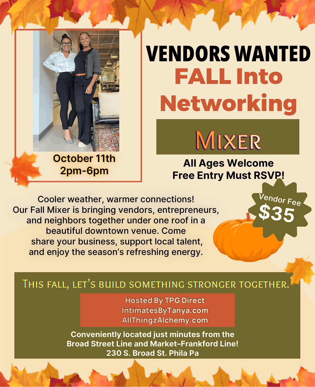 Fall Into Networking Mixer