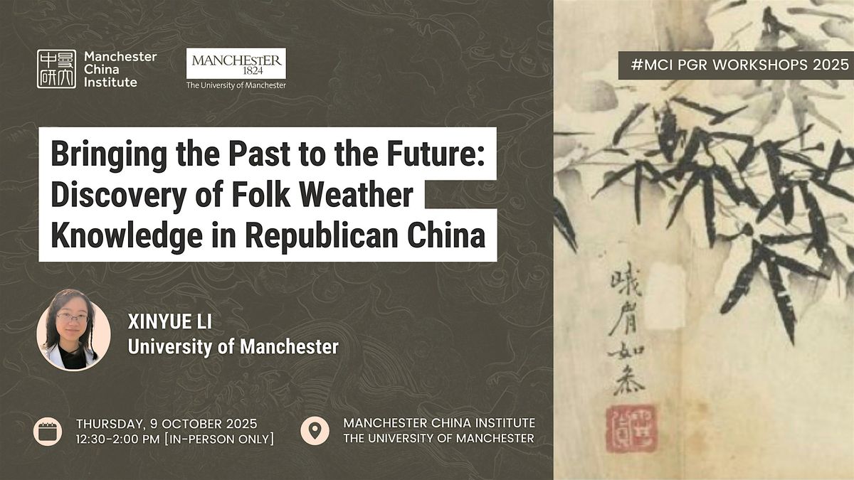 PGR: The Discovery of Folk Weather Knowledge in Republican China