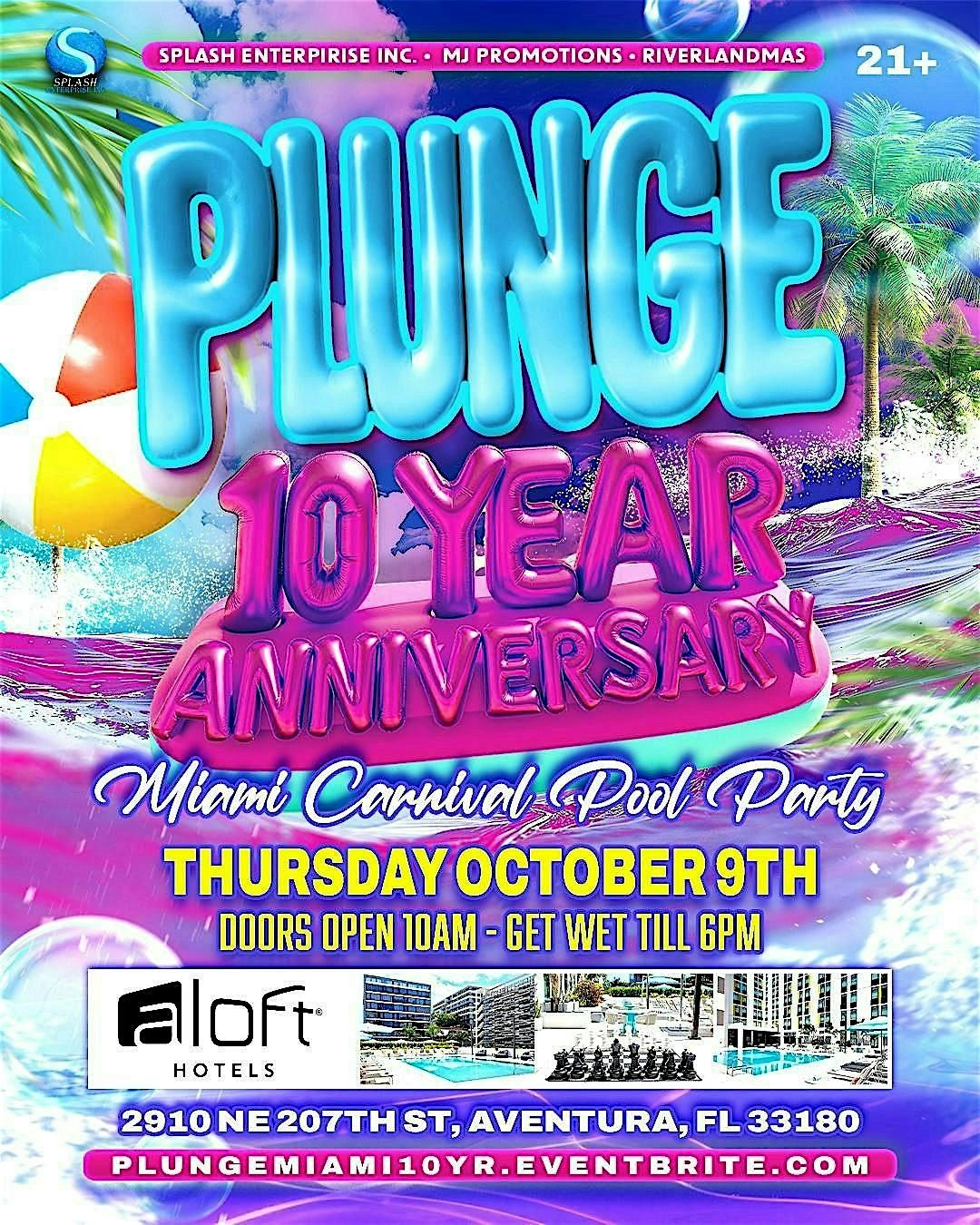 Plunge Miami Carnival Pool Party