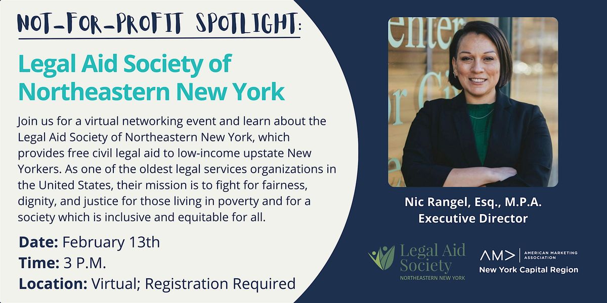 AMA Not For Profit Spotlight - Legal Aid Society of Northeastern New York