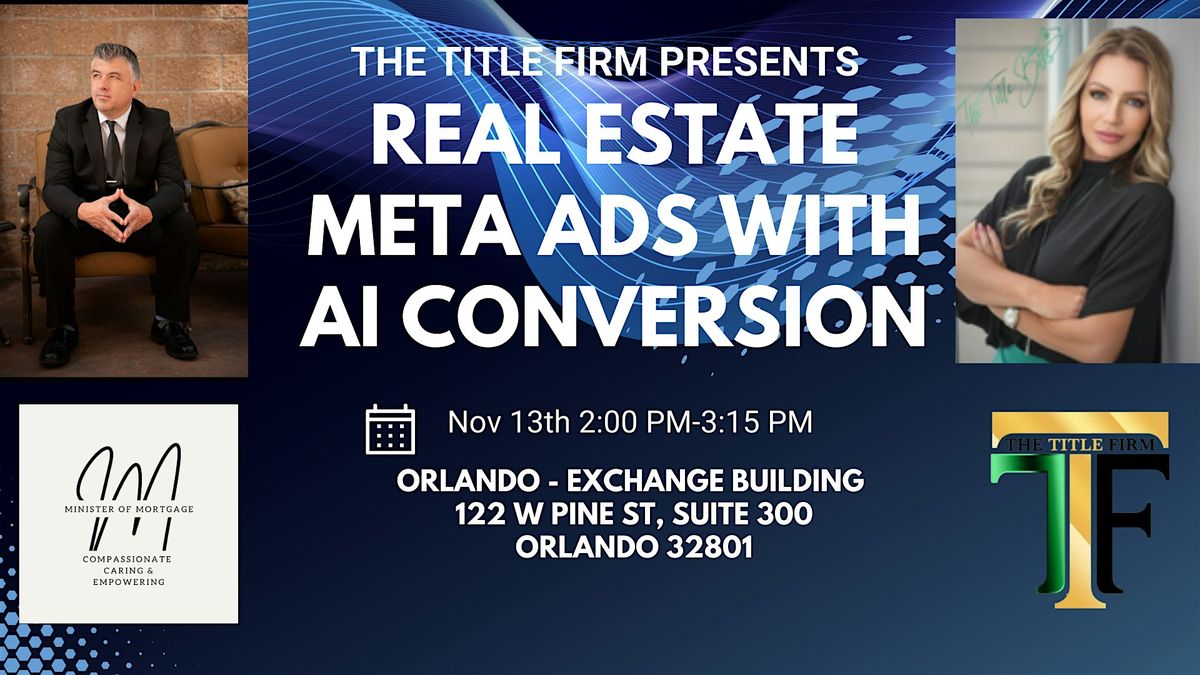 Real Estate Meta Ads With AI Conversion Masterclass