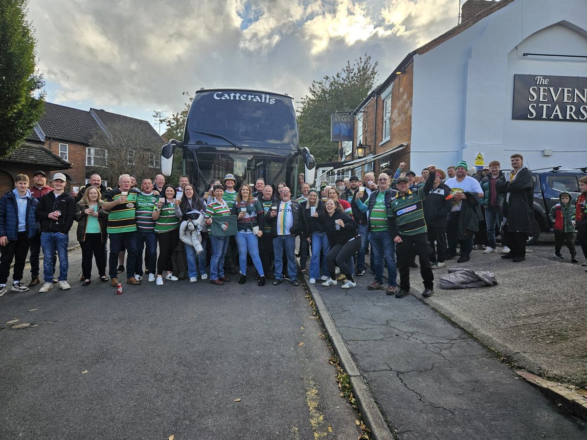 Coach to Leicester Tigers vs Exeter Chiefs