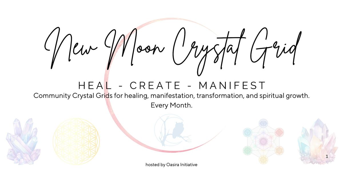 New Moon Reiki Crystal Grid | Community Crystal Grids