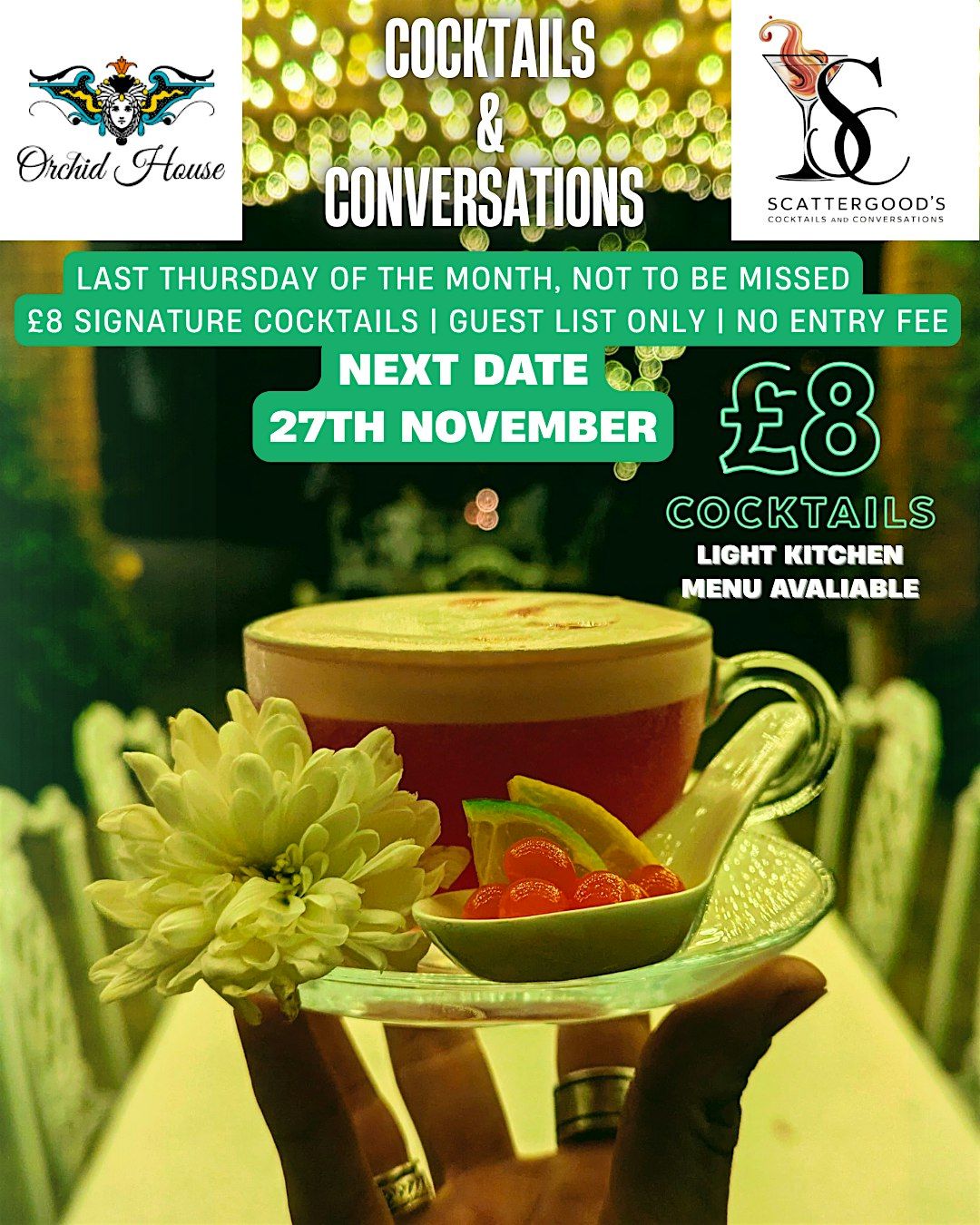 Cocktails & Conversations - November