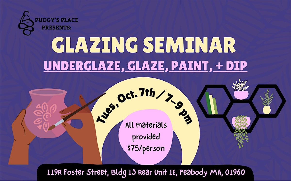 Pottery GLAZING Workshop - Piece included! (10\/7 ; 7-9pm)