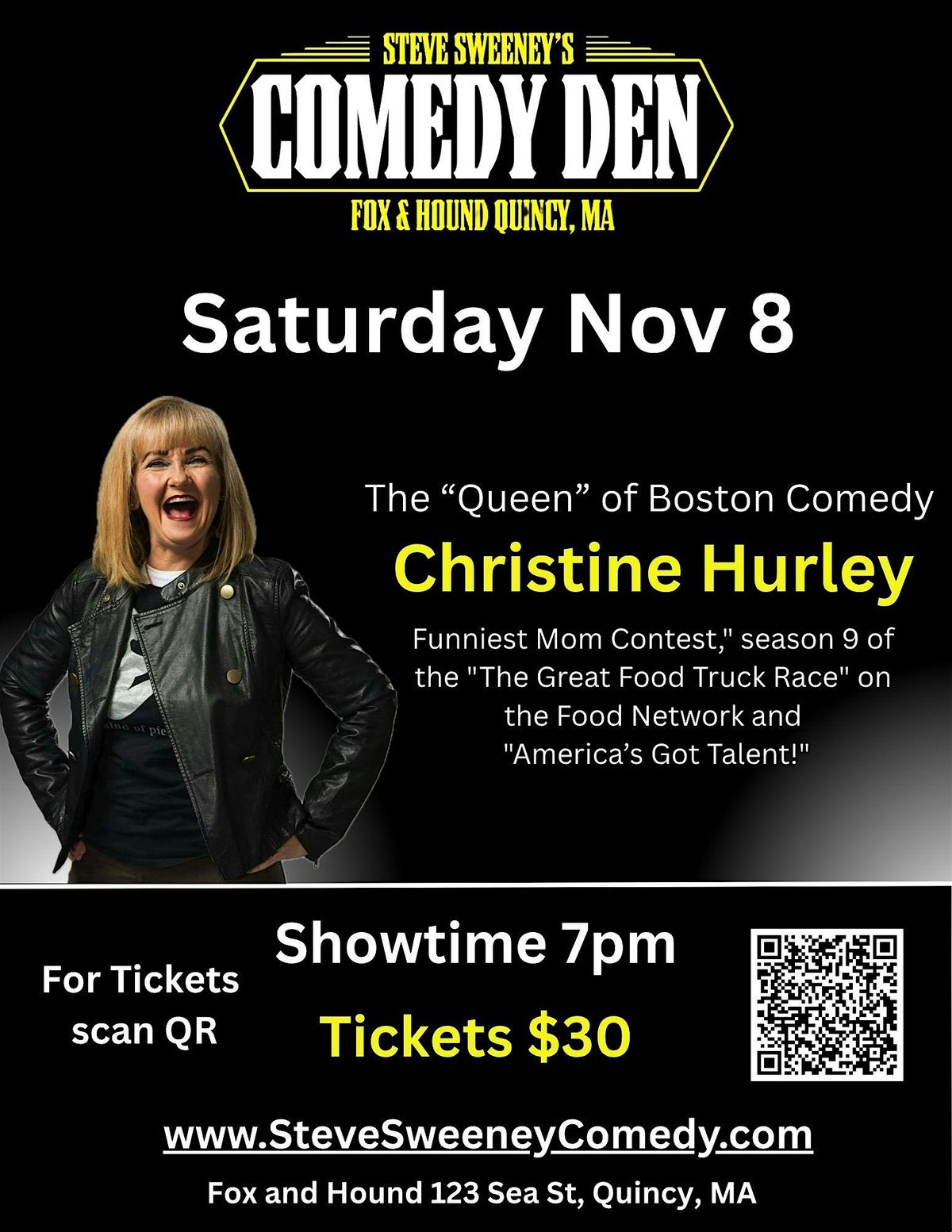 The Queen returns to the Comedy Den