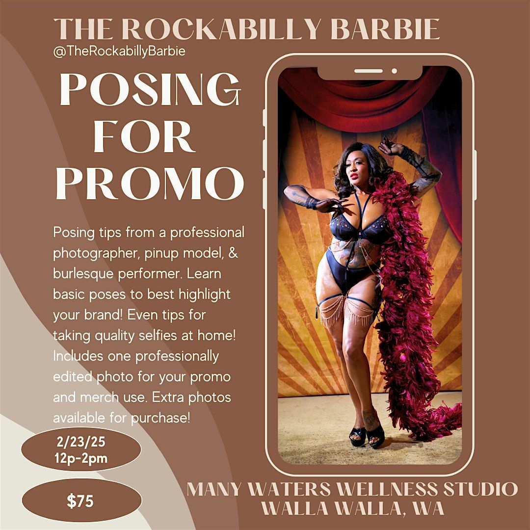 Posing for Promo: Posing Class with The Rockabilly Barbie