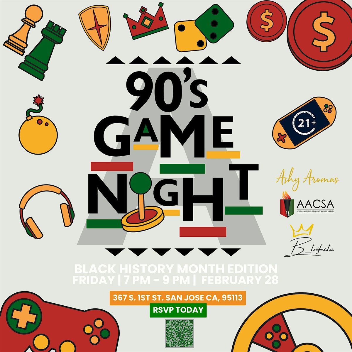 90's Game Night (Black History Month Edition)