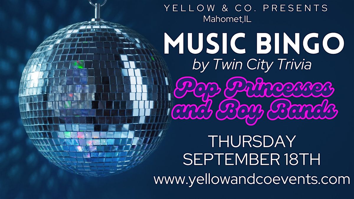 Music Bingo by Twin City Trivia @ Yellow & Co.