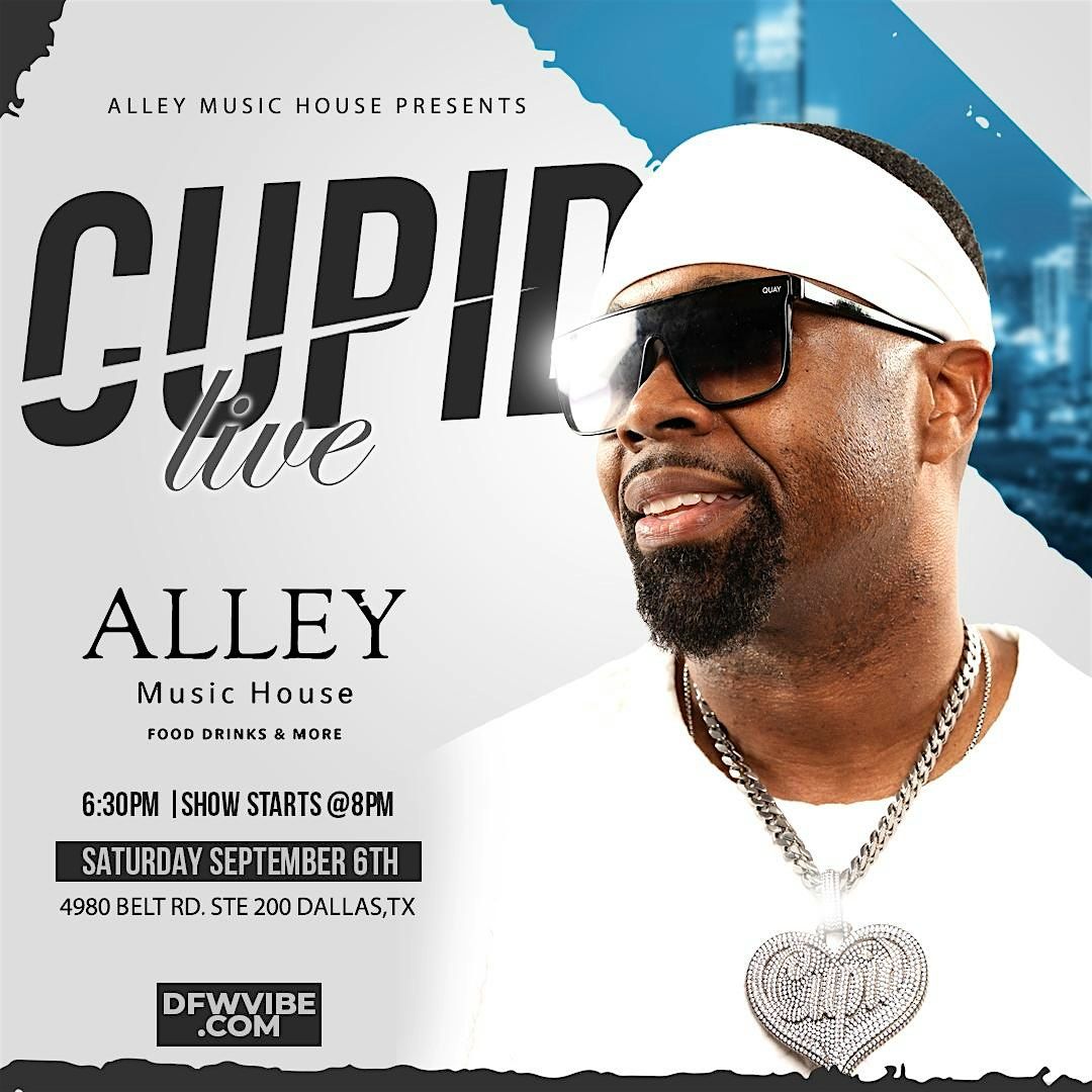 The Alley Music House Concert Series ft Cupid with a live Band