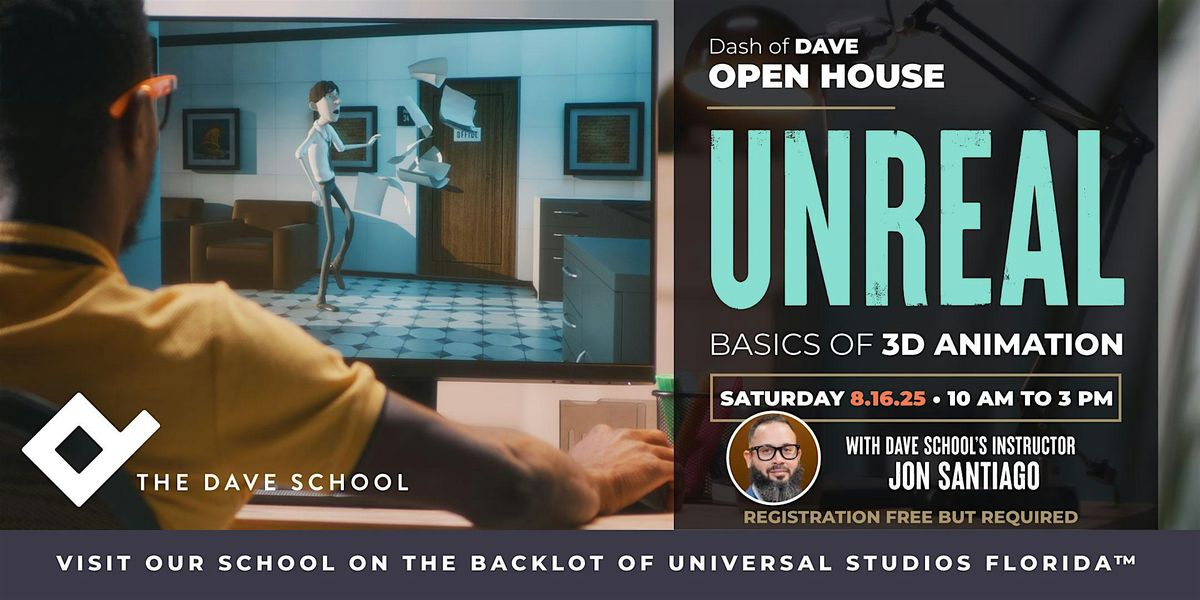 DASH of DAVE: Experience a Free 3D Unreal Engine Lesson at DAVE School