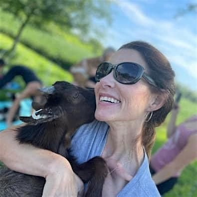 Goat yoga of southern IL @ Glen Carbon Heritage Museum
