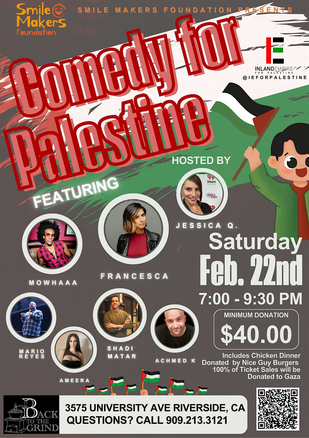 3rd Comedy for Palestine - Fundraiser Comedy Show