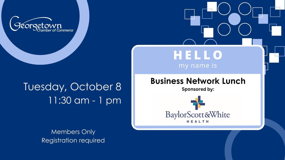 October Business Network Lunch