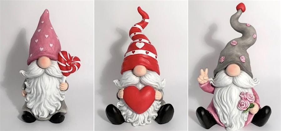 Valentine Pottery Class: For the Love of Gnomes 2