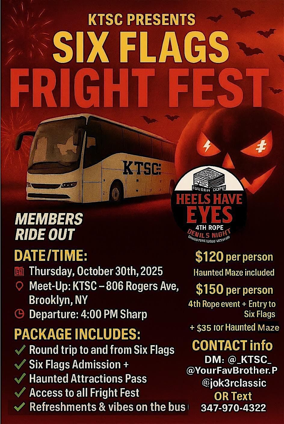 KTSC presents Six Flags Fright Fest