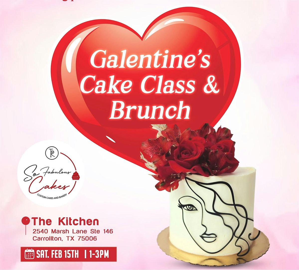 Galentine's Brunch & Cake Decorating Class