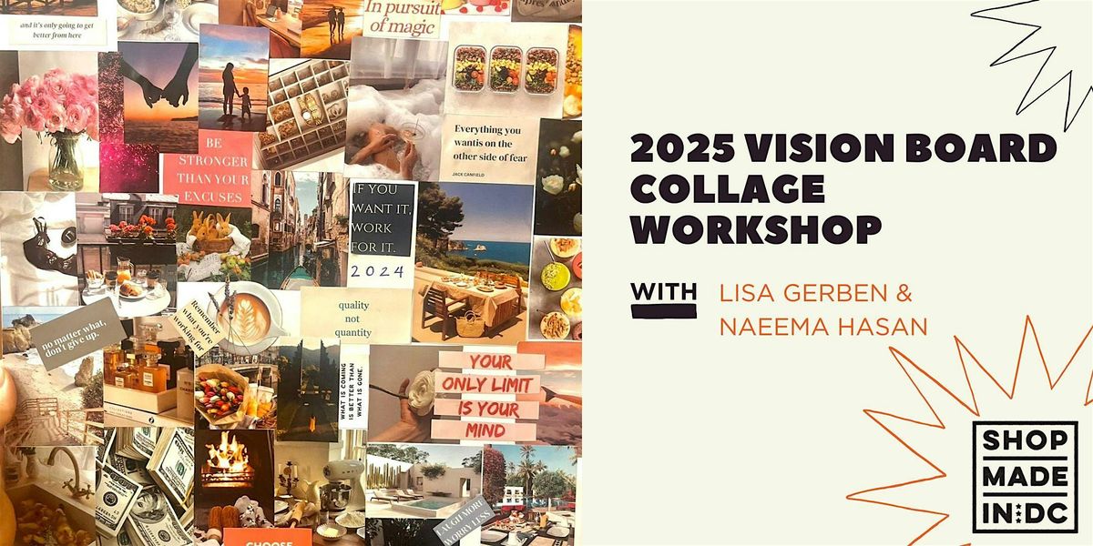 2025 Vision Board Collage Workshop