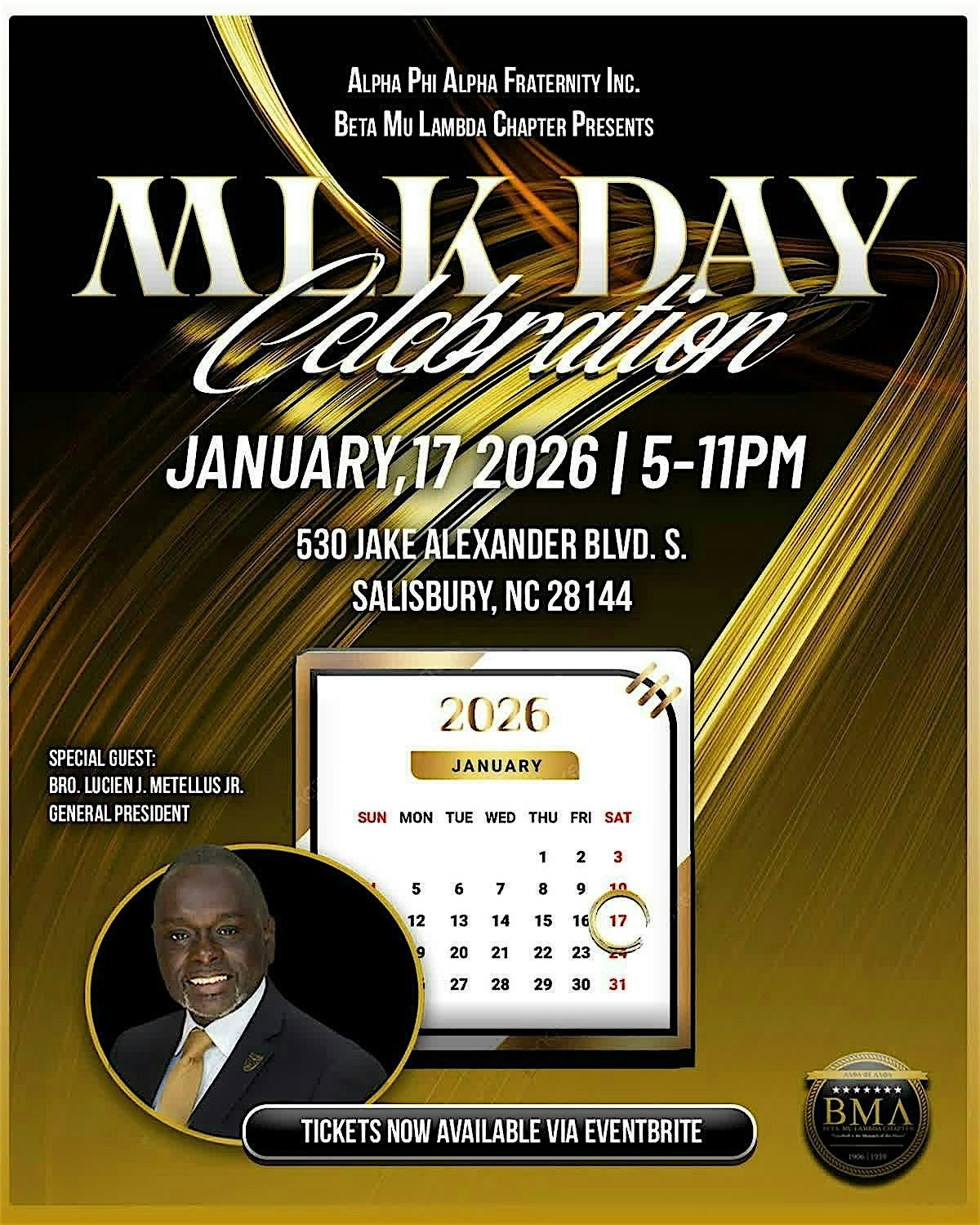 Beta Mu Lambda presents MLK Day Celebration 2026